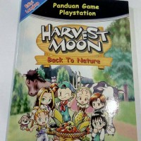 Jual buku harvest moon back to nature utk ps1 / ps one / psx Murah