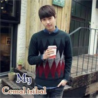 Jual SWEATER RAJUT PRIA CEMAL TRIBAL Murah