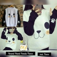 Jual JAKET / SWEATER / BLAZER ROUNDHAND PANDA FLEECE Murah