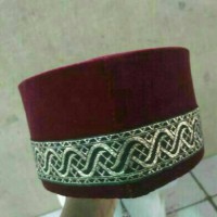 Jual peci aceh bludru jumbo size 10-14Ready/murah/bisa nego Murah