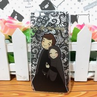 Jual Oppo A39 - Softcase Casing Custom Case Cover Transparan Hijab New Lace Murah