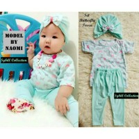Jual Turban Bayi Leging Bayi T-shirt Bayi Butterfly Fanta Sybill Murah