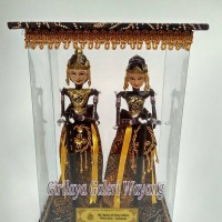 Jual Wayang Golek Rama dan Shinta miniatur (box mika) Murah