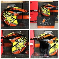 Helm Halface cross THX Rockstar KLX Dtracker KTM Husqvarna