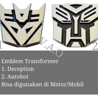 Jual Emblem Transformer Autobot-Deception Murah