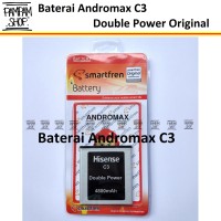 Baterai Smartfren Andromax C3 Original Double Power H11308 | HP, C 3