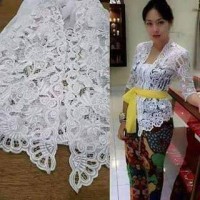 Kebaya Bordir full kerawang laksmi (bahan)