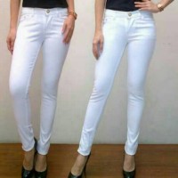 Jual Celana Jeans Wanita Putih Murah