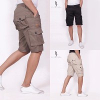 Jual Celana Pendek Cargo-100 Persen Cotton Twill-Available In Slim Fit Murah
