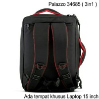 Jual Tas Ransel Selempang Palazzo Laptop 3 In 1 Multi Fungsi 34685 Original Murah