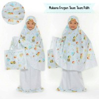 Mukena Anak Karakter Frozen Putih