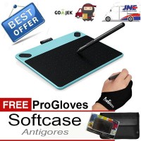Jual Wacom Intuos Art CTH-490 Pen&Touch Mint Blue +Bonus Softcase & PROskin Murah