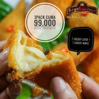 Jual PROMO ROYAL SANDWICH / roti goreng / cemilan / pizza / snack Murah