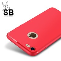 Jual Iphone 6 / 6s / 6+ / 7 / 7+ MATTE RED Soft Silicone Slim Case Murah