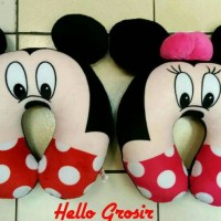 Jual BANTAL LEHER MICKEY MINNIE MOUSE PUNDAK BARU LIMITED EDITION GROSIR Murah