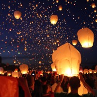 Jual LAMPION TERBANG SKY LANTERN LENTERA NEW YEAR TAHUN BARU ULTAH PARTY Murah