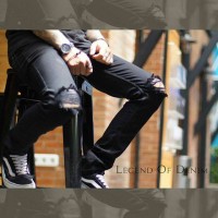 CELANA JEANS/LEVIS PRIA/COWOK PREMIUM RIPPED JEANS (SOBEK) HITAM ORI
