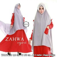 gamis syari umroh zahwa syari ori