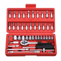 Jual Kunci sock set 46in1 / household & car auto wrench set Murah