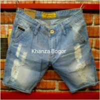 Jual Celana Pendek Jeans Pria Sobek Distro Murah