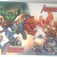 Jual Meja Belajar Lipat Besi/Meja Belajar Anak Motif Avengers DLL Murah