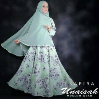 2in 1 BAJU GAMIS SYARI warna Tosca free kerudung bahan jersey super