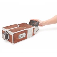 Jual Proyektor Smartphone Portabel Cardboard 2.0 - Brown Murah