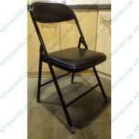 kursi kantor murah kerja belajar lipat chitose hitam rekondisi bandung