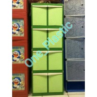 Jual Lemari Plastik Lemari Pakaian Mini Tabitha Susun 4 Murah