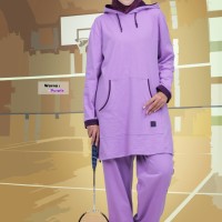 baju setelan olahraga wanita believe muslimah