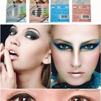 Jual Scot Mata (Sticker Eyeliner 72psg) size L ~ Tebal - Black/Hitam Murah