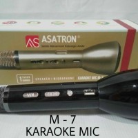 Jual Mic Karaoke Asatron M-7/Speaker/Bluetooth/Mp3(All in one) Murah