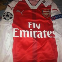 Jual Jersey Original Arsenal Home LS UCL 2016/2017 Murah