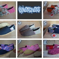 Jual Sepatu wakai cewek / wakai casual / sepatu wakai slip on keren murah Murah