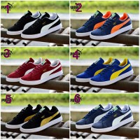 Sepatu Sneakers Pria Puma Skate Casual Kets Kuliah GRATIS 1KAOS KAKI
