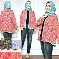 Jual ATASAN BATIK WANITA.CARDIGAN KIMONO BATIK. OUTER.BLOUSE - CINDY Murah