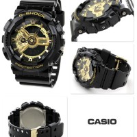 Jual G-Shock GA-110 Gold Black Rubber Murah
