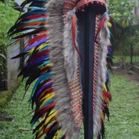Warbonnet superking rainbow 125 cm,topi indian, topi apache