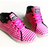 SEPATU BOOTS VANS MURAH BERKUALITAS PINK / SEPATU PREMIUM VANS WANITA