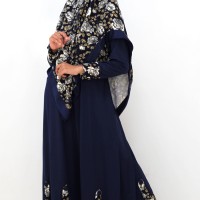 Jual Gamis / Baju / Pakaian Wanita Muslim Syari Rose Blue Murah