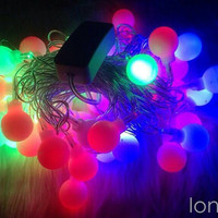 Jual LAMPU NATAL LED BOLA Murah