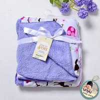 Jual Selimut Bayi Carter's Double Fleece - Cat v Purple Murah