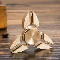 Jual Spinner Metal Aluminium NINJA TOP BRASS METAL HAND FIDGET 3 SPINER Murah