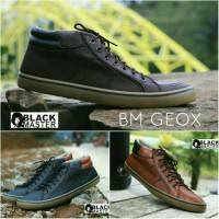 Sepatu Casual Semi Boots Blackmaster Geox Pria