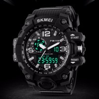 Jual Jam Tangan Pria Original Skmei Model G-shock Anti Air Biru Murah