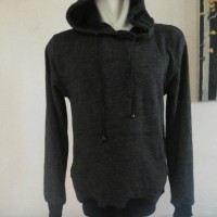 Jual Promo!!!Jaket SWEater Hoodie Twotone / twist - Hitam Murah