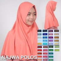 Jual jilbab nuhijab najwa polos Murah Murah