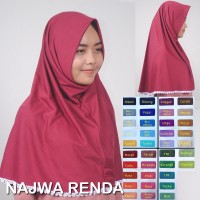 Jual jilbab nuhijab najwa renda Diskon Murah