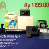 Paket Xiaomi Yi Camera + Monopod + MicroSD 16Gb + Kingma Waterproof