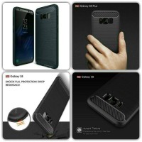 Jual Samsung Galaxy S8 | S8+ Plus Softcase Texture Carbon Case Casing Cover Murah